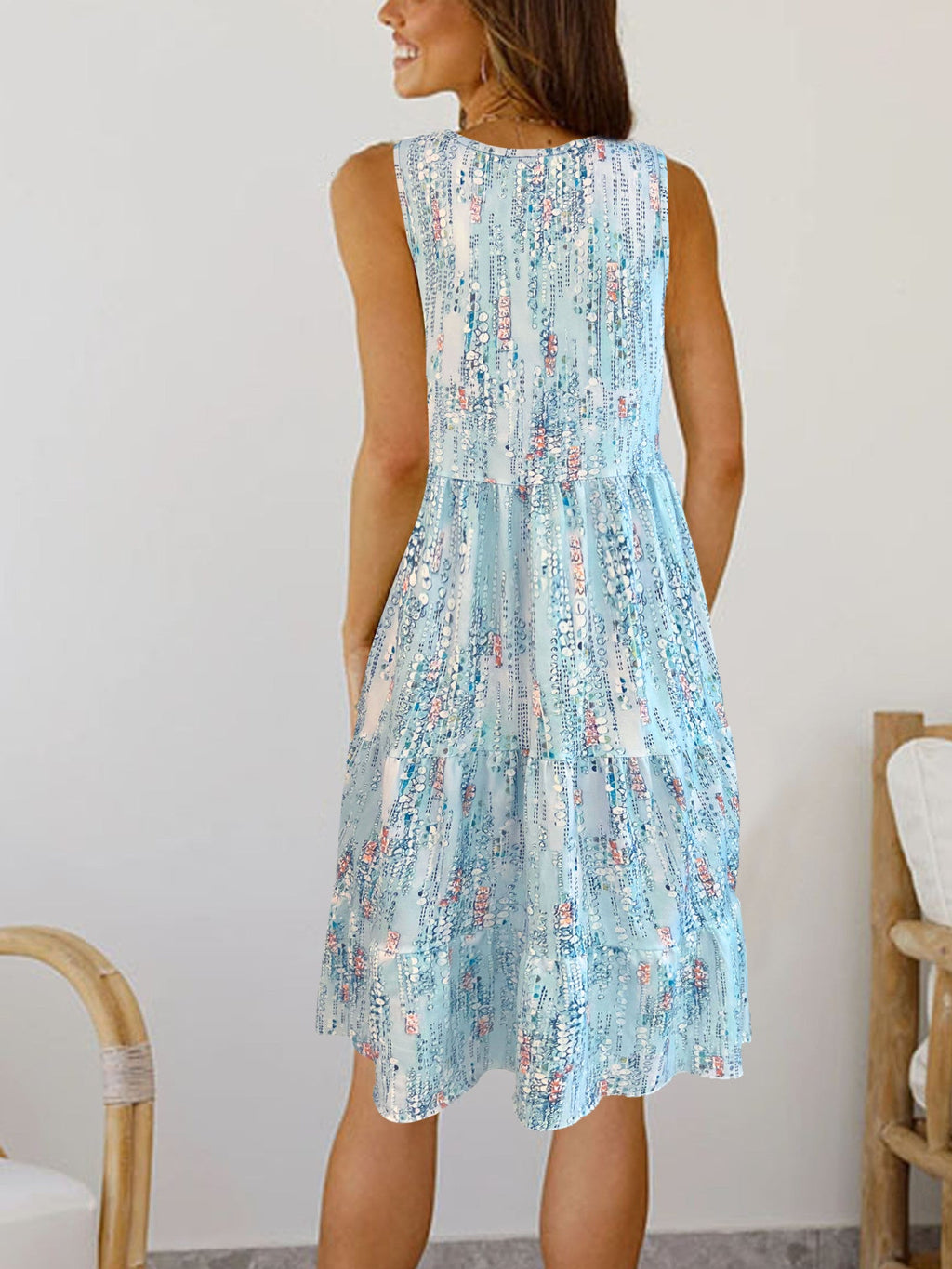 Floral Short Dress