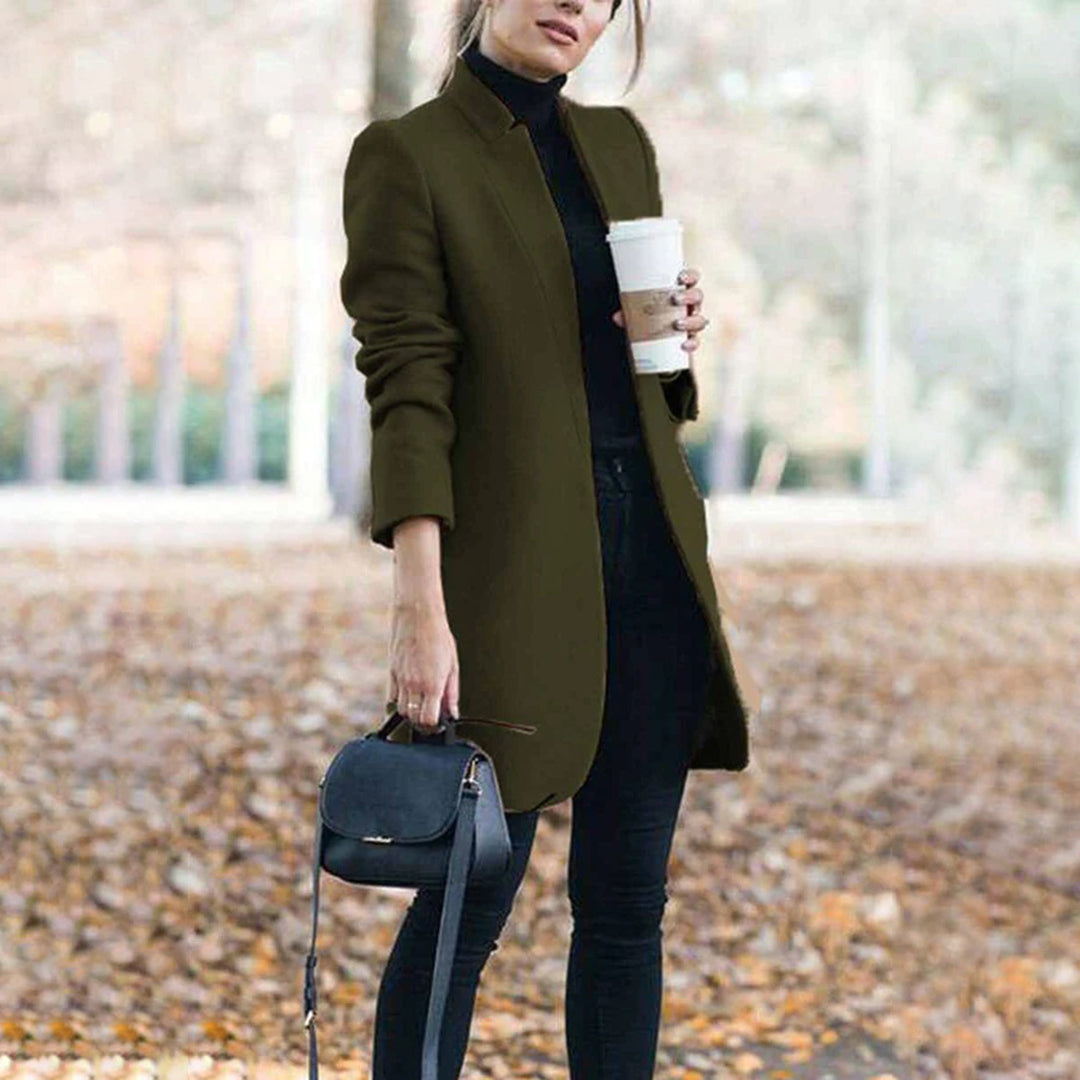| Women's Classic Tailored Lapel Winter Coat