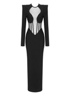 Thalassa Long Sleeve Bandage Dress