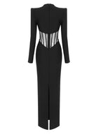 Thalassa Long Sleeve Bandage Dress