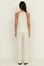 Tie-up Vest Long Pants Set