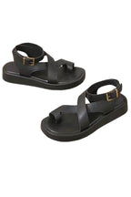 Toe Ring Ankle Strap Chunky Sandals