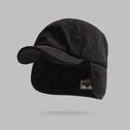 Unisex Winter Earflap Baseball Cap with Fleece Lining