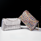 Kristi Diamond Chain Bag