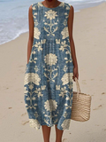 Clara | Boho Midi Dress
