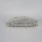 Laverne Rhinestone Tassel Bag