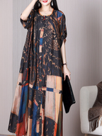 Let Her Go Round Neck A-line Dress