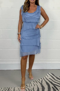 Reina Effortless Sleeveless Chiffon Dress Boutique Collection