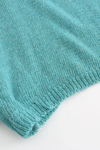 V Neck Knit Tank Top Shorts Suits