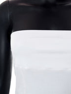 Paneled Solid Color Bandeau Top