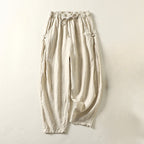 Valentina Rossi Boho Loose Fit Pants with Elastic Waist