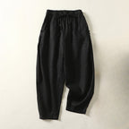 Valentina Rossi Boho Loose Fit Pants with Elastic Waist