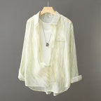 Valentina Rossi Brushstroke Print Button-Up Shirt