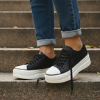 Valentina Rossi Chunky Sole Lace-Up Sneakers
