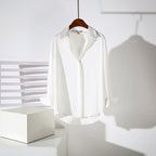 Valentina Rossi Elegant Draped Button Blouse