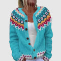 Valentina Rossi Nordic Warm Knit Cardigan