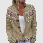 Valentina Rossi Nordic Warm Knit Cardigan