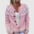 Valentina Rossi Nordic Warm Knit Cardigan