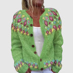 Valentina Rossi Nordic Warm Knit Cardigan