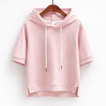 Valentina Rossi Short Sleeve Hooded Pullover