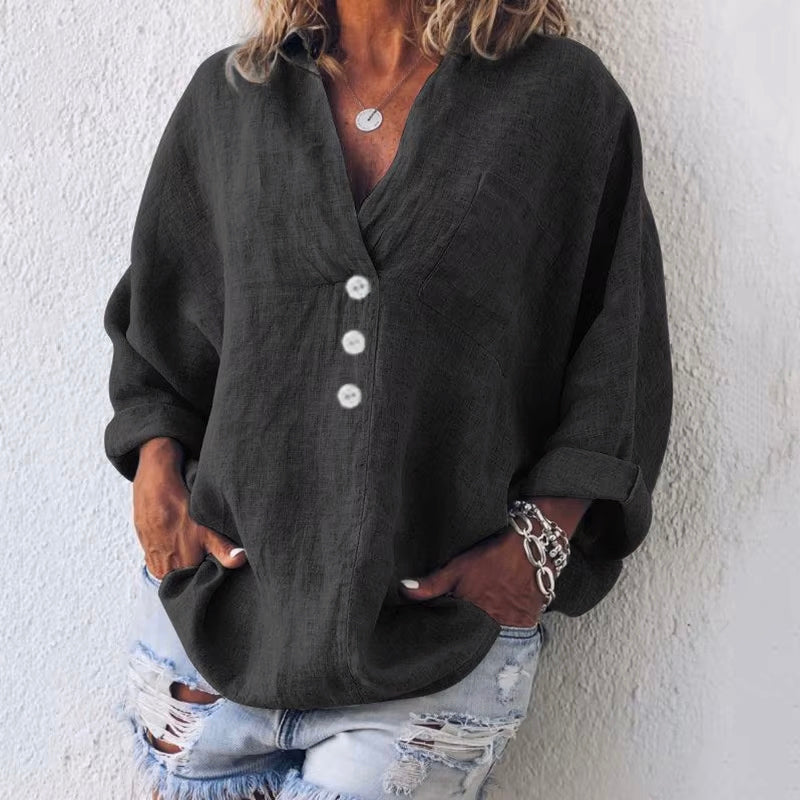Valentina Rossi Tuscania Linen Blouse