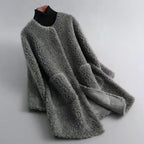 Valentina Rossi Velvet-Soft Shearling Coat