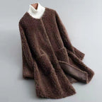 Valentina Rossi Velvet-Soft Shearling Coat
