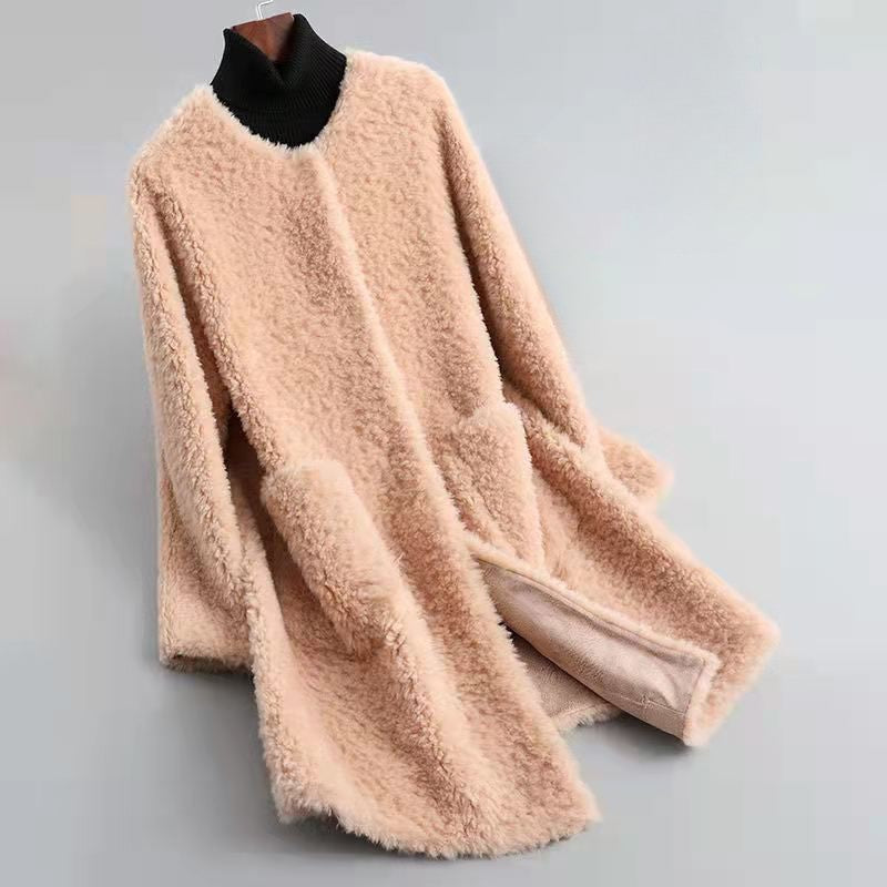 Valentina Rossi Velvet-Soft Shearling Coat