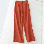 Valentina Rossi Wide-Leg Linen Pants