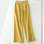 Valentina Rossi Wide-Leg Linen Pants