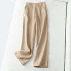 Valentina Rossi Wide-Leg Linen Pants