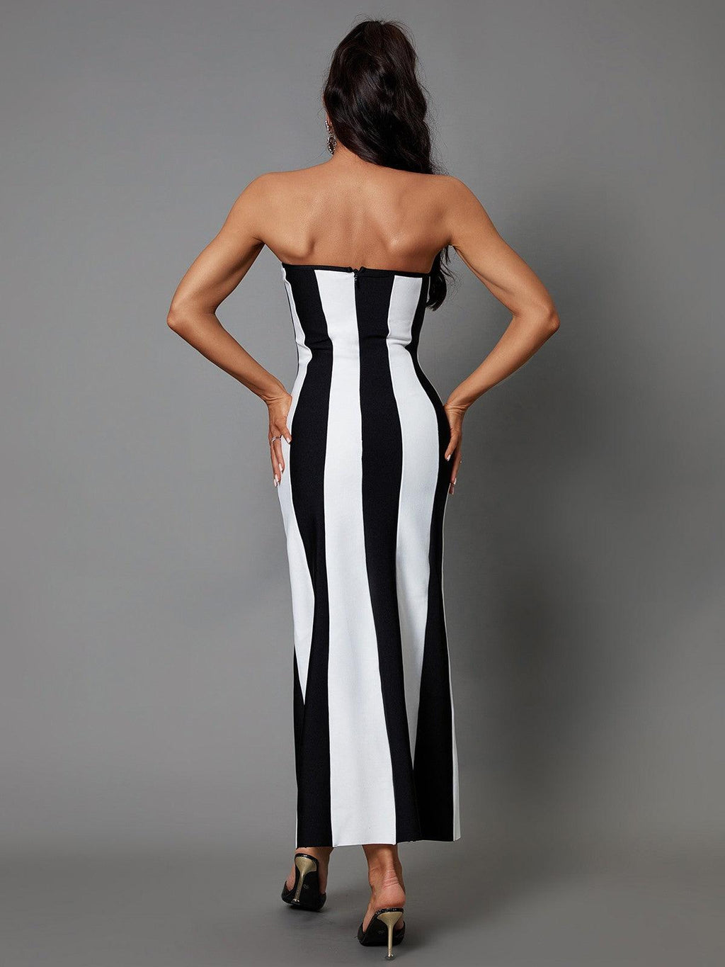 Vashti Strapless Bandage Maxi Dress