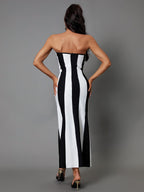 Vashti Strapless Bandage Maxi Dress