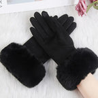 VeluLuxe Faux Fur Winter Gloves