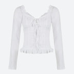Vintage Ruffled Blouse