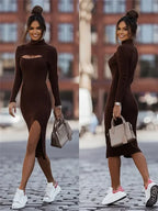 Nicol Elevated Dress Chic Silhouette Collection