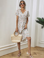 Karen Statement Summer Dress with Floral Print Boutique Collection