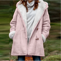 | Long sleeve velvet coat