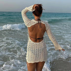Patricia Statement Beach Cover Up Dress Elevated Occasion Wear