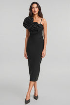 Merritt 3D Floral Midi Dress