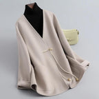 Warm Fall Elegant Woolen Women__ Coat