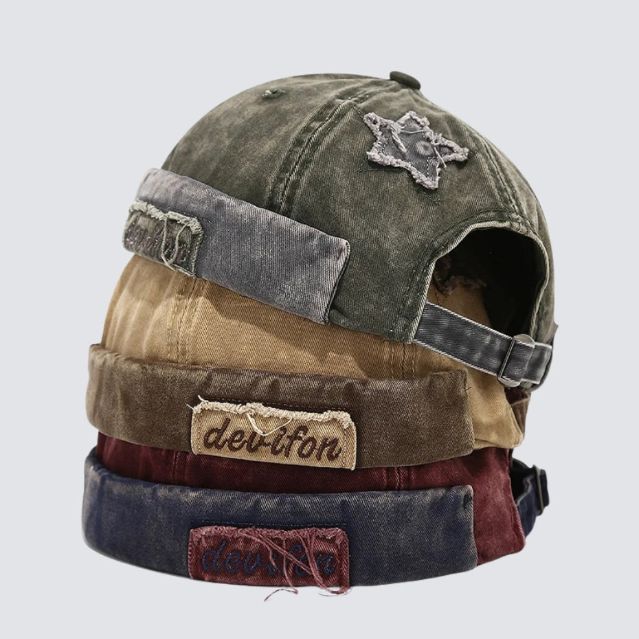 Washed Star Cap