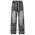Washed Wide Leg Jeans