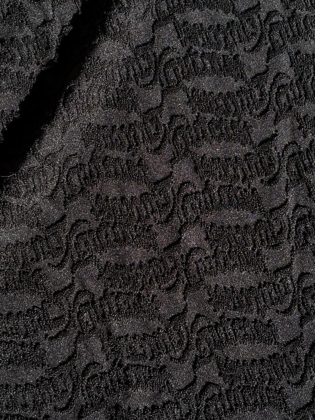 PALOMA BIKINI BOTTOM BLACK TOWELLING