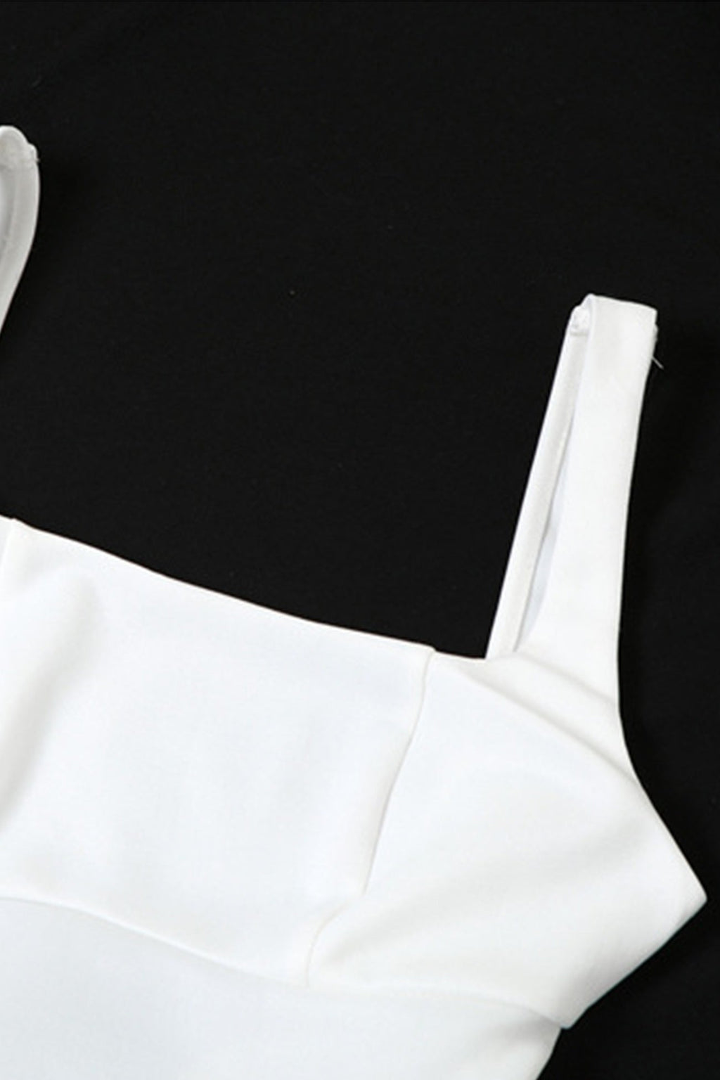 Wide Strap Scoop Back Tie Bow Long Sash Fit and Flare Mini Dress