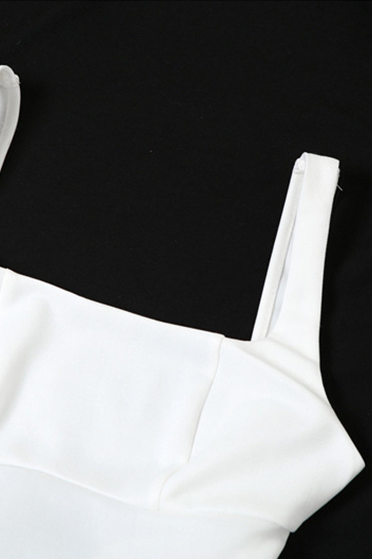 Wide Strap Scoop Back Tie Bow Long Sash Fit and Flare Mini Dress