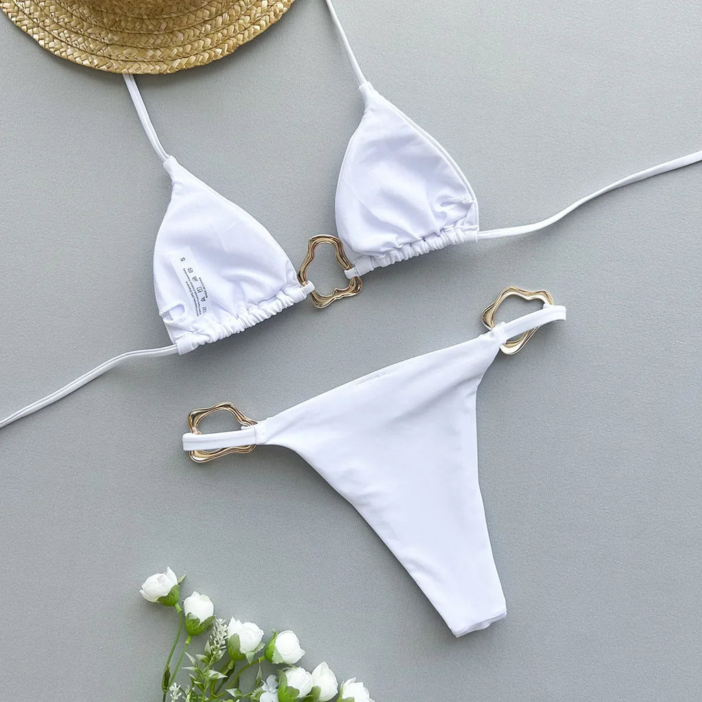 White Bikini Set