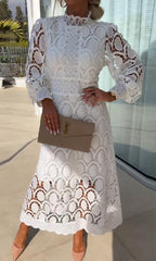 Daniela Premium Women's Lace Casual Dress Chic Silhouette Collection