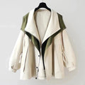 | Women's Hooded Double Layer Jacket