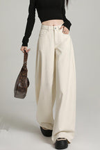 Loose High-rise Wide-leg Jeans